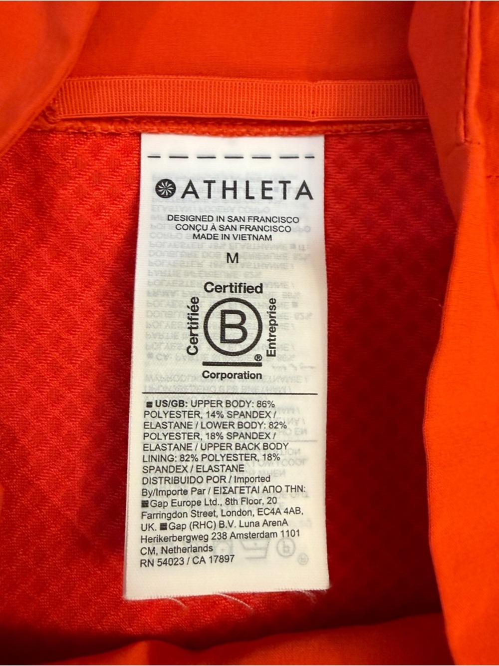 Athleta Venture Out Tanks in Vibrant Orange - Size Medium - Picture 5 of 8